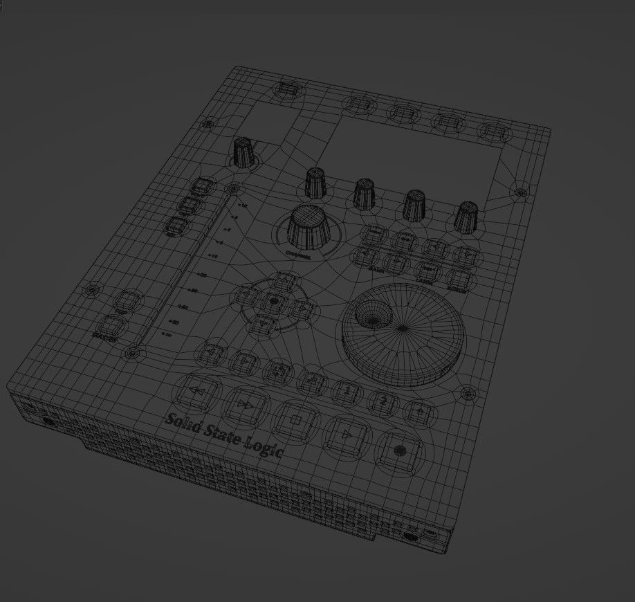 SolidStateLogic UF-1 Mixing Controller  3D model_8