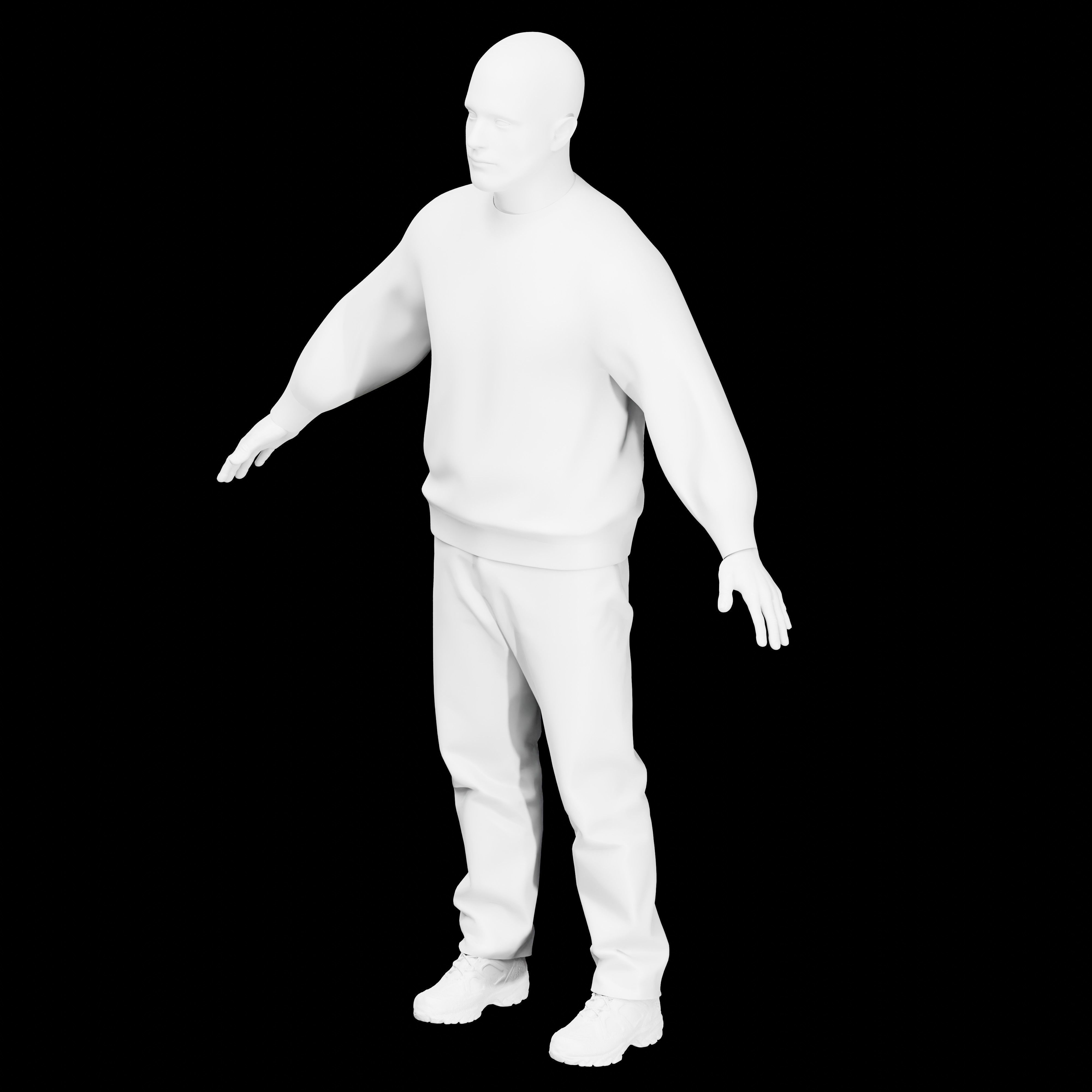Volodymyr Zelensky 3D rigged scan model free download 3D model_7