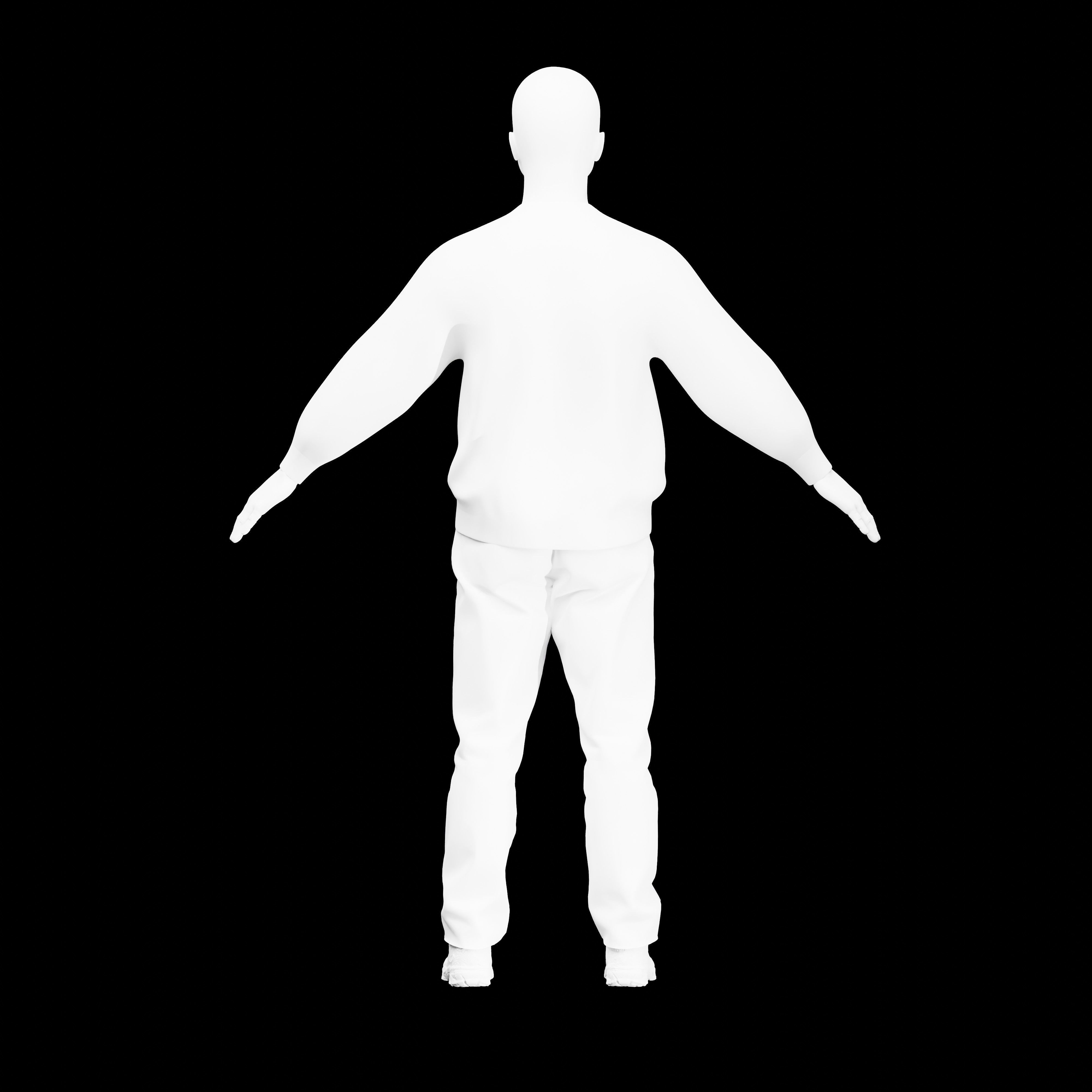 Volodymyr Zelensky 3D rigged scan model free download 3D model_8