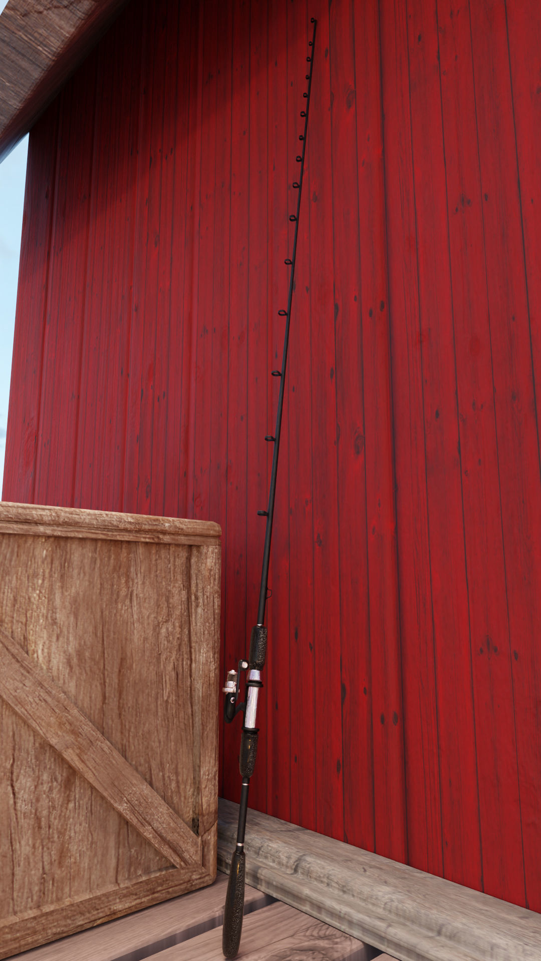 Animated Fishing Rods Low-poly 3D model_5