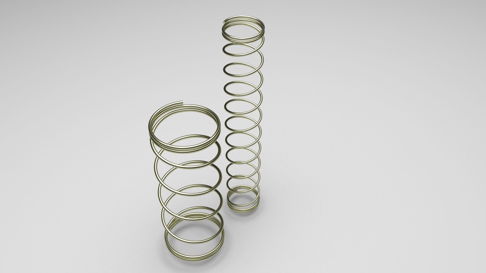 Golden Pen Springs 3D model_2
