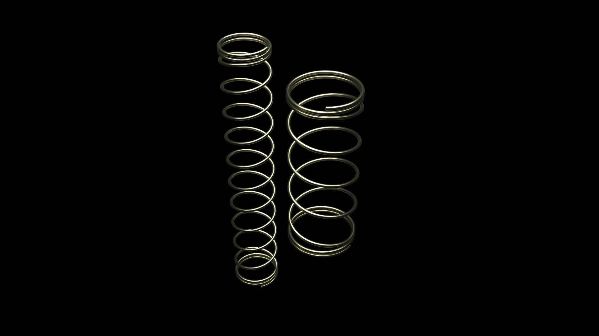Golden Pen Springs 3D model_6