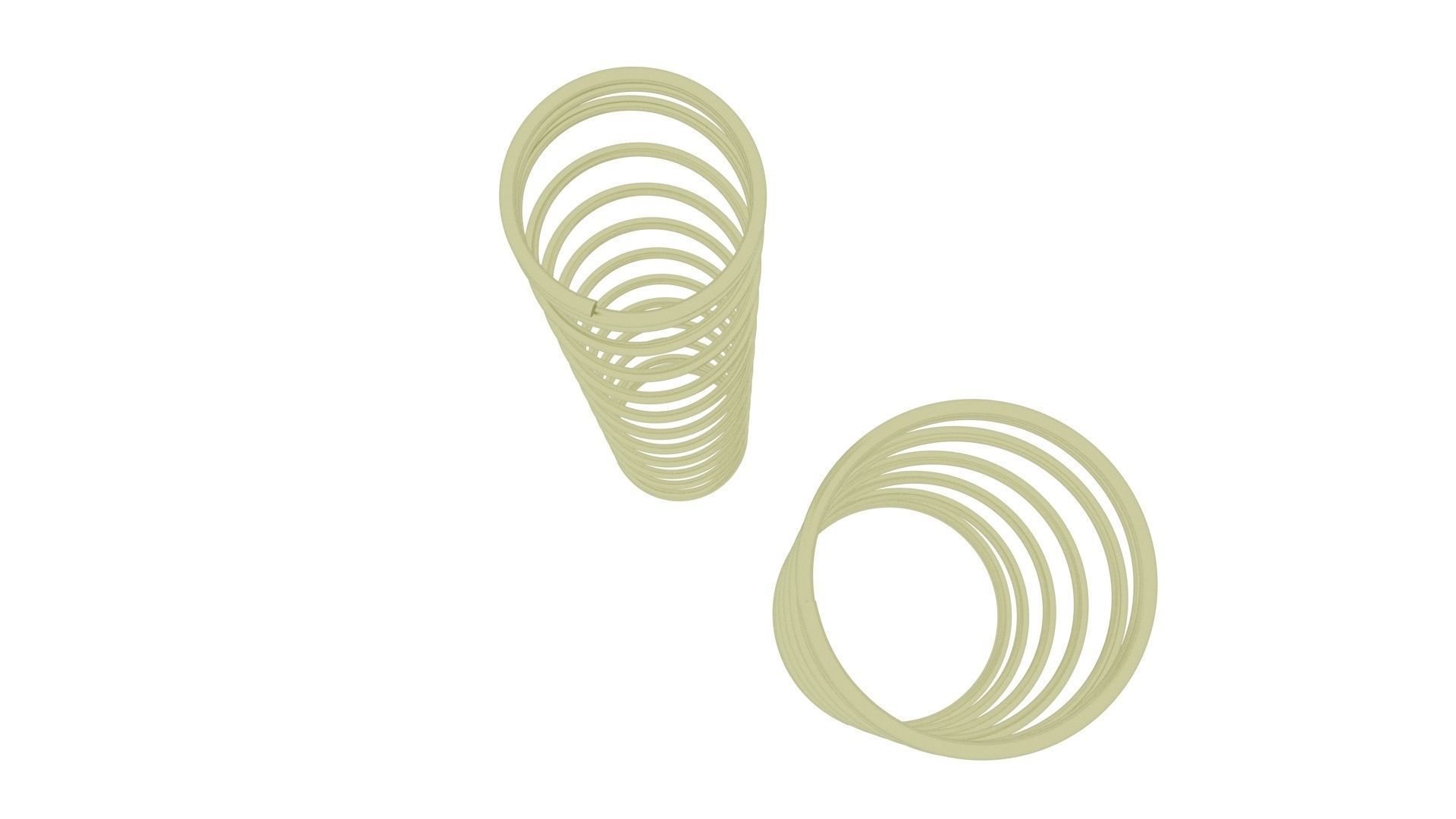 Golden Pen Springs 3D model_8