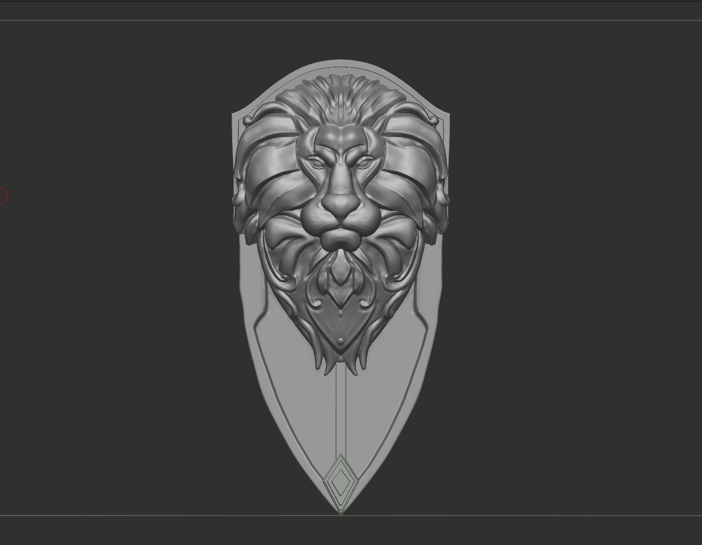 Alliance Lion Shield 3D Printable 3D print model_11