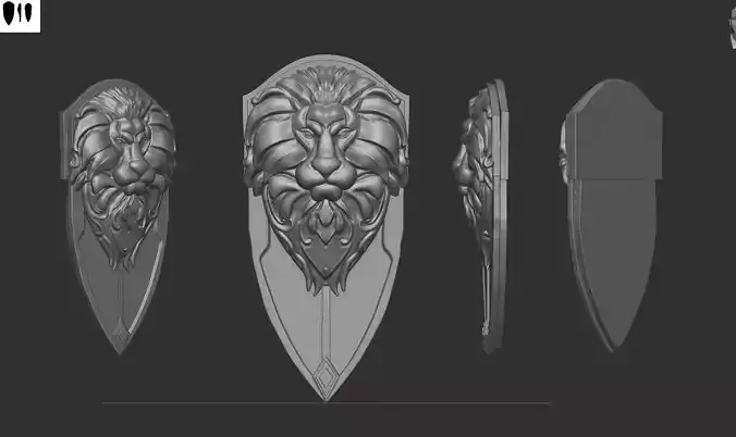 Alliance Lion Shield 3D Printable