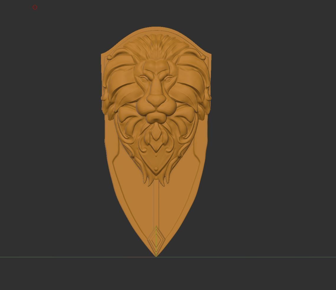 Alliance Lion Shield 3D Printable 3D print model_5