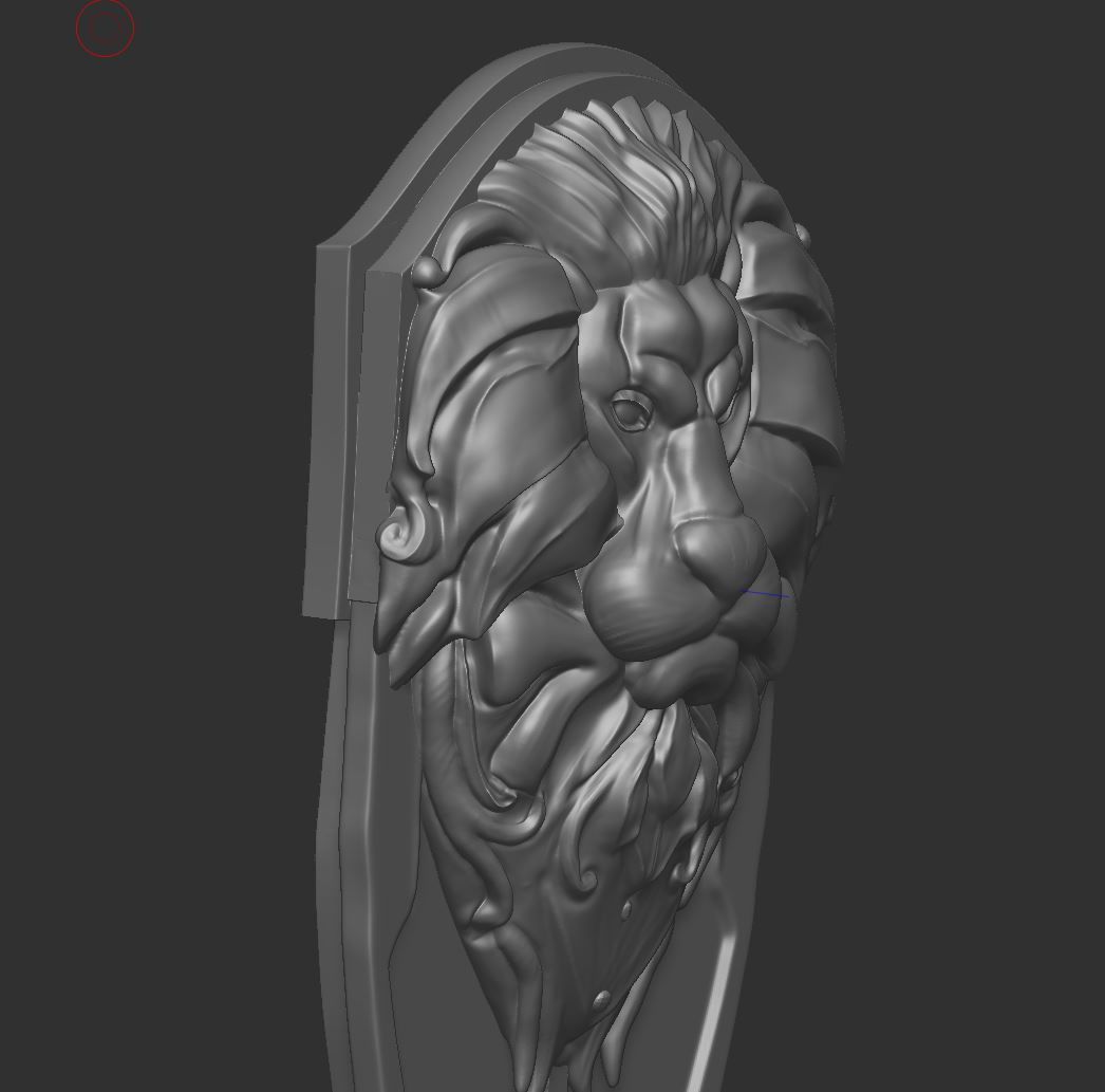 Alliance Lion Shield 3D Printable 3D print model_16