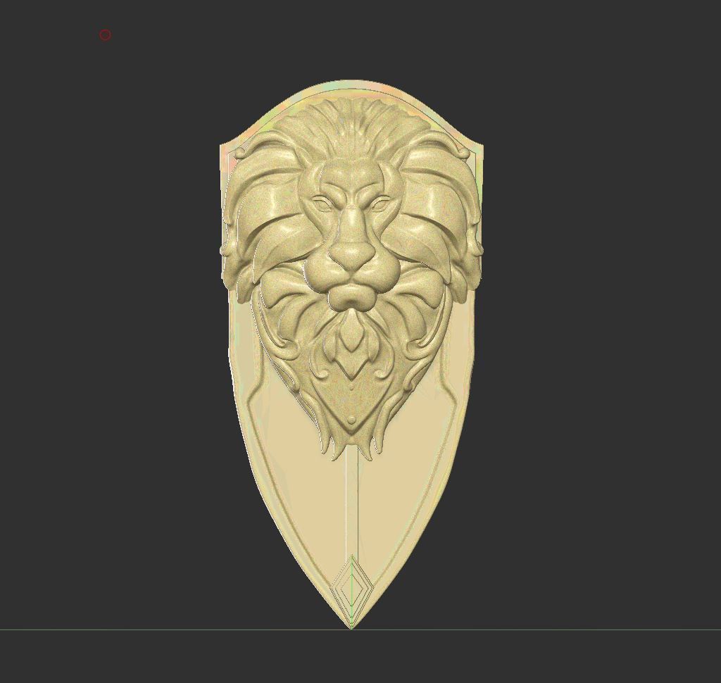 Alliance Lion Shield 3D Printable 3D print model_7