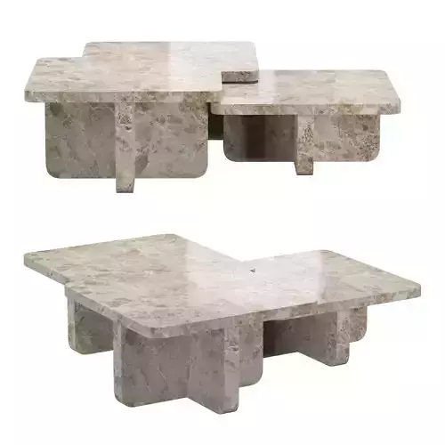 marble coffee table set