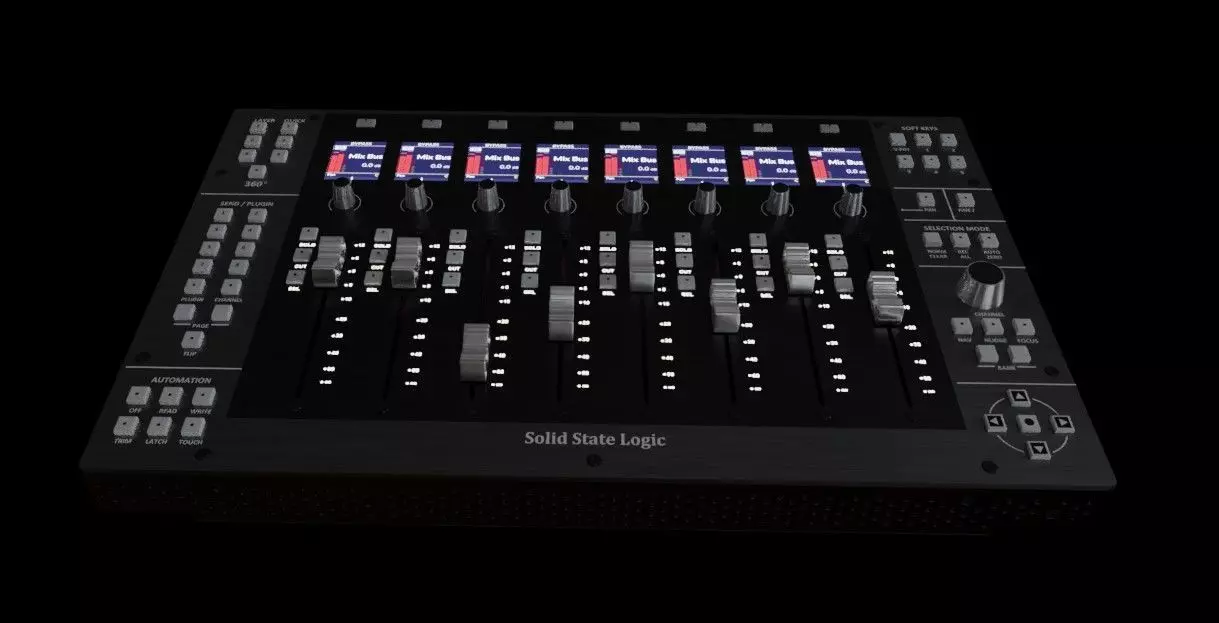 SolidStateLogic UF-8 Mixing Controller 3D model