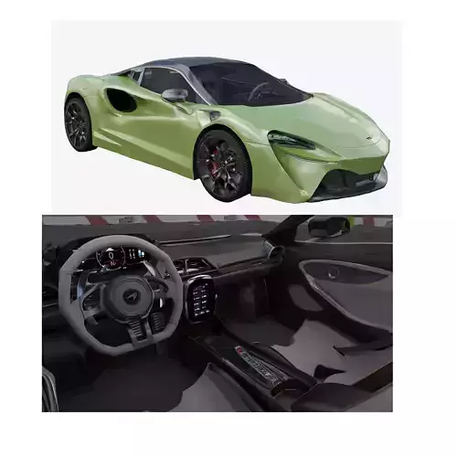 Mclaren artura  Low-poly 3D model