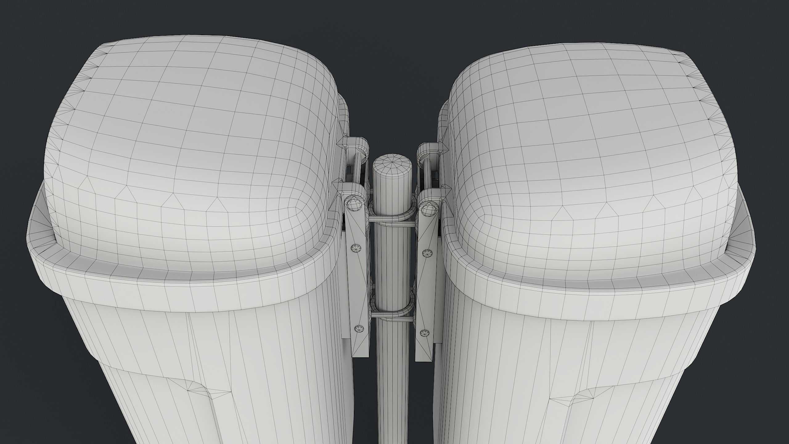 Street Trash Can 37 PBR Game Ready Low-poly 3D model_21