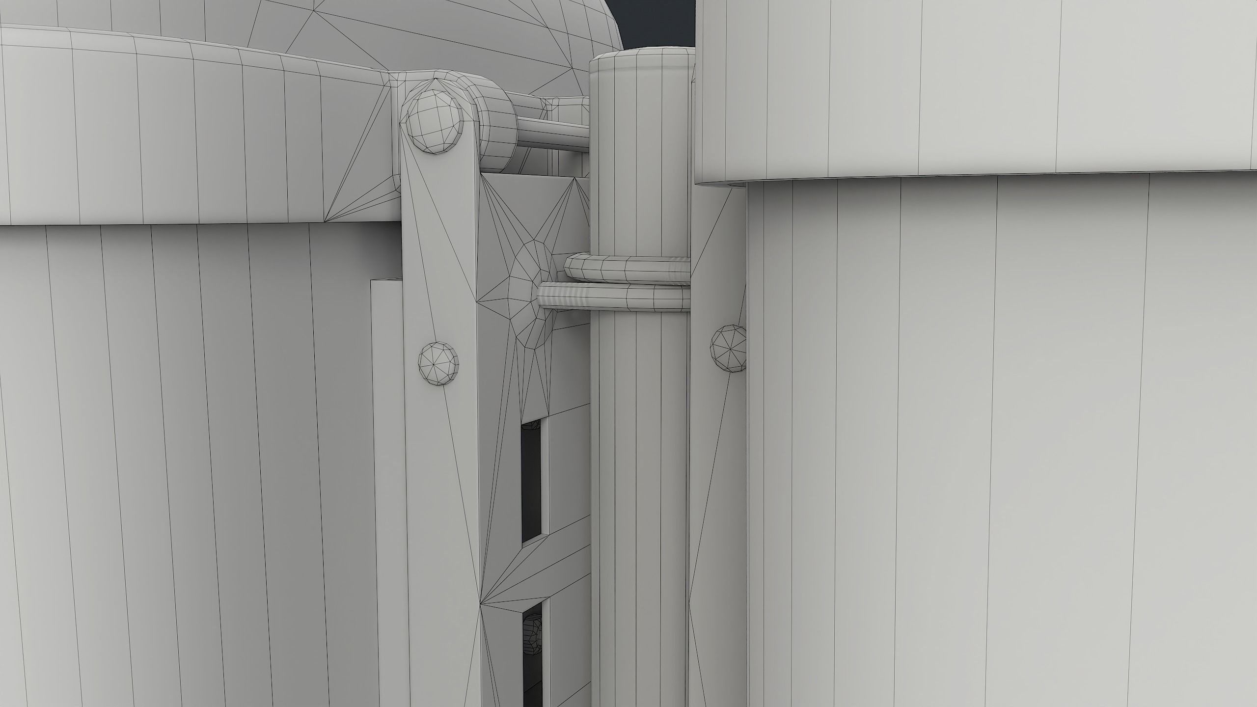 Street Trash Can 37 PBR Game Ready Low-poly 3D model_23