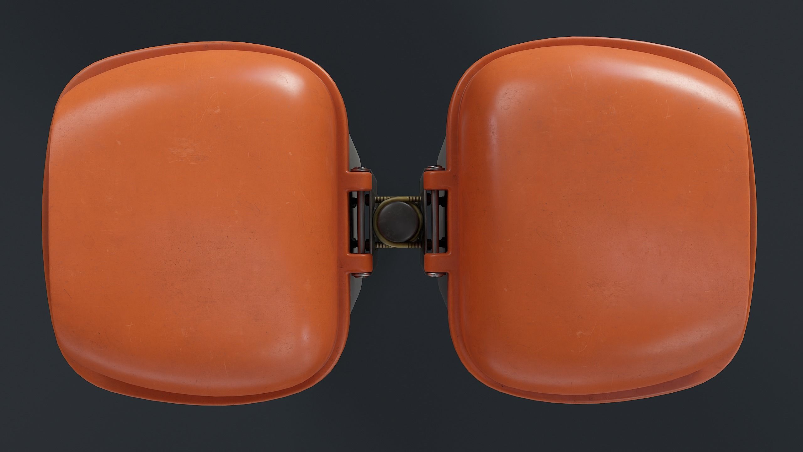 Street Trash Can 37 PBR Game Ready Low-poly 3D model_5