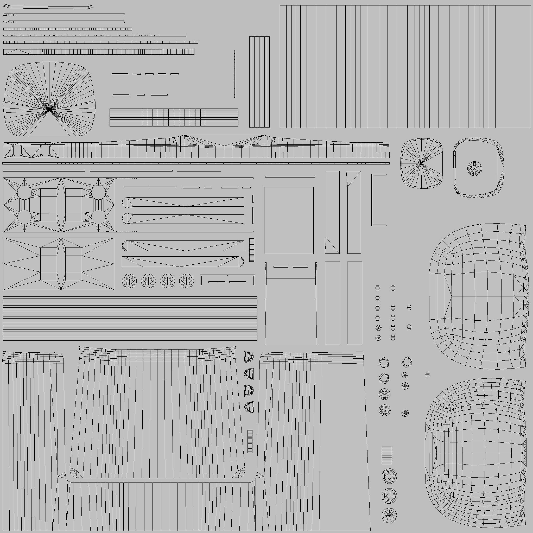 Street Trash Can 37 PBR Game Ready Low-poly 3D model_24