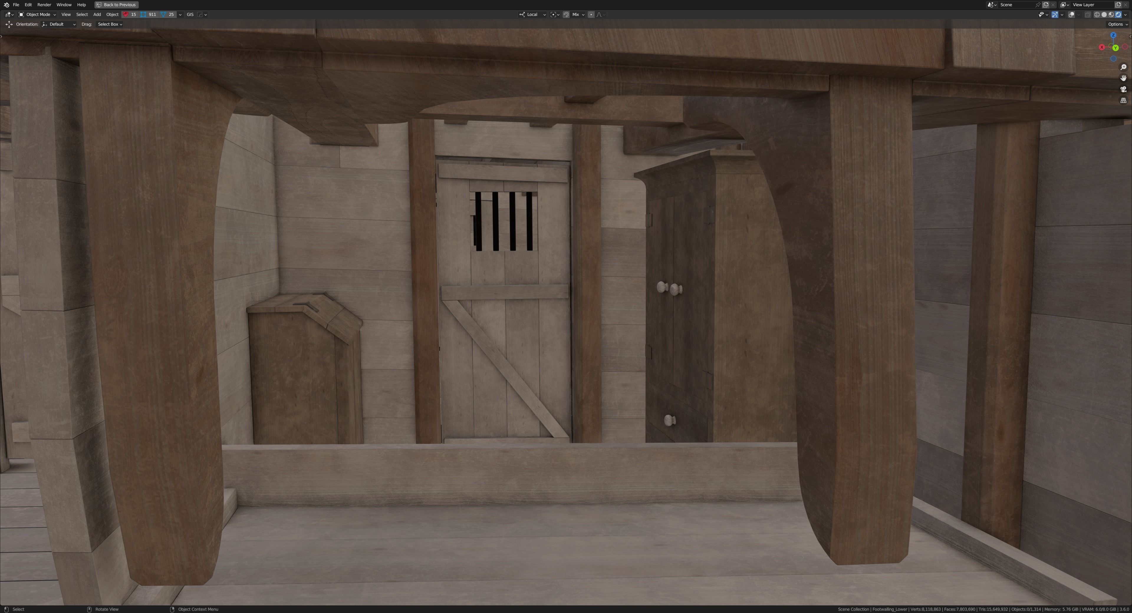 HMS Pegasus - Swan Class Sail Ship 3D model_29