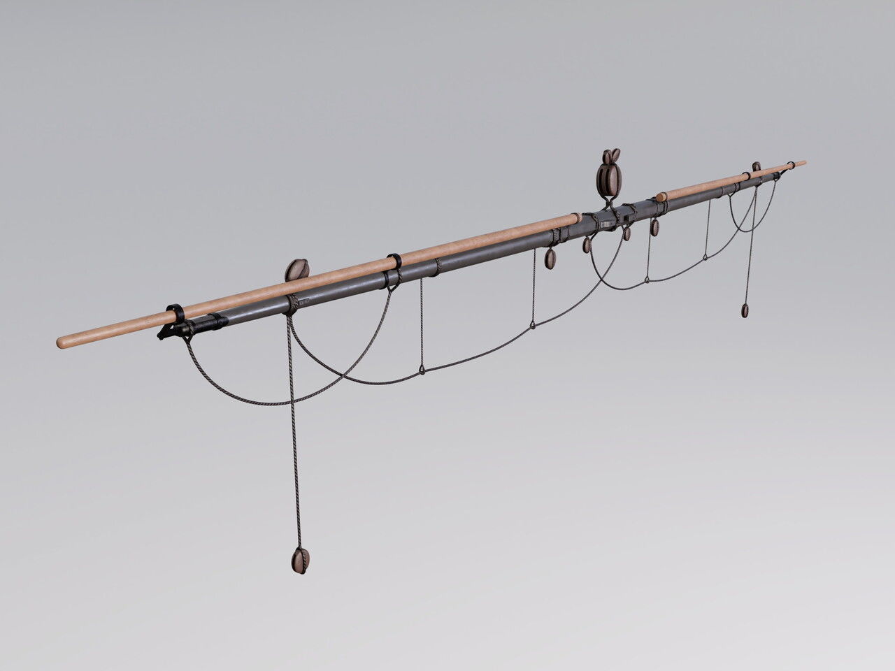 HMS Pegasus - Swan Class Sail Ship 3D model_20