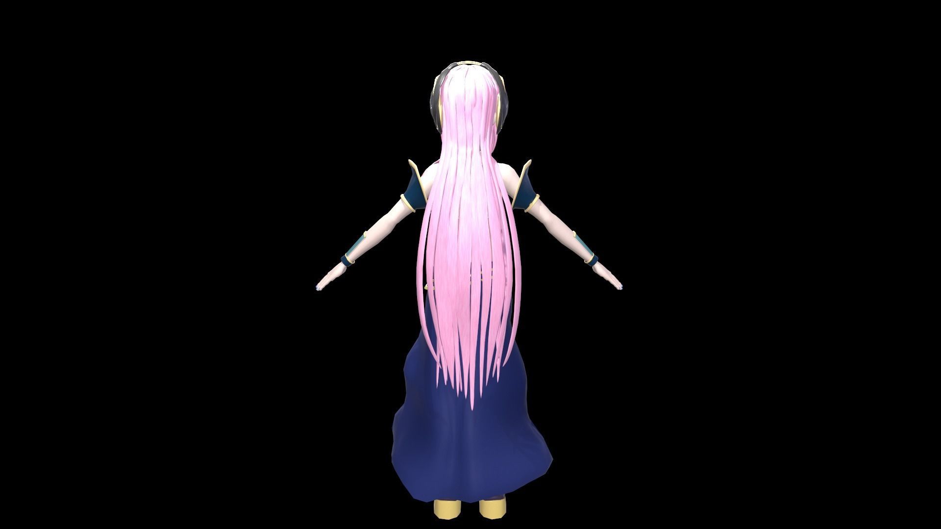 Megurine Luka V4x Model 3D model_5