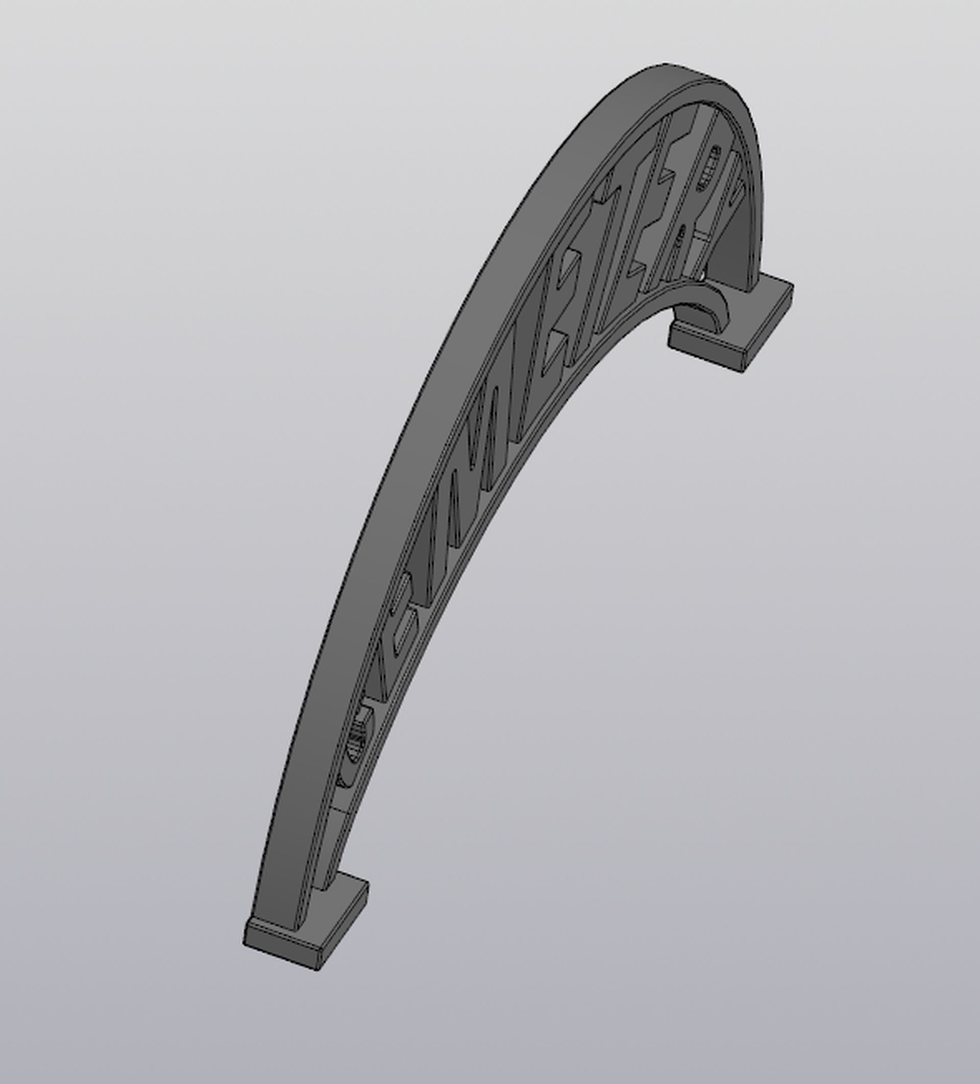 Cemetery gate Planter decoration 3D print model_10