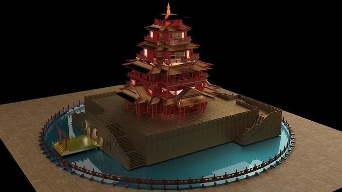 Chinese ancient house  3D model
