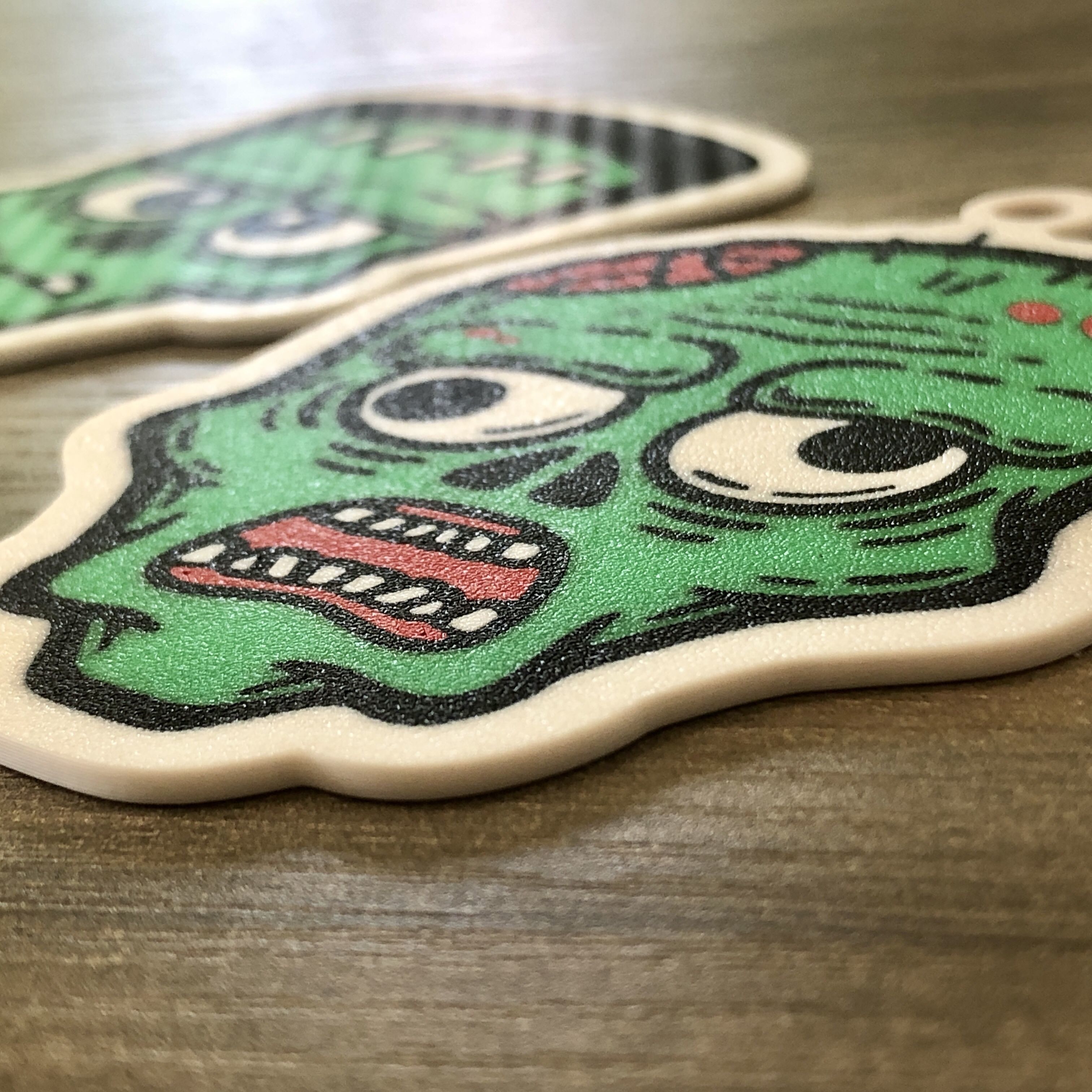 Multicolor HALLOWEEN keychain pack 3 different design 3D print model_4