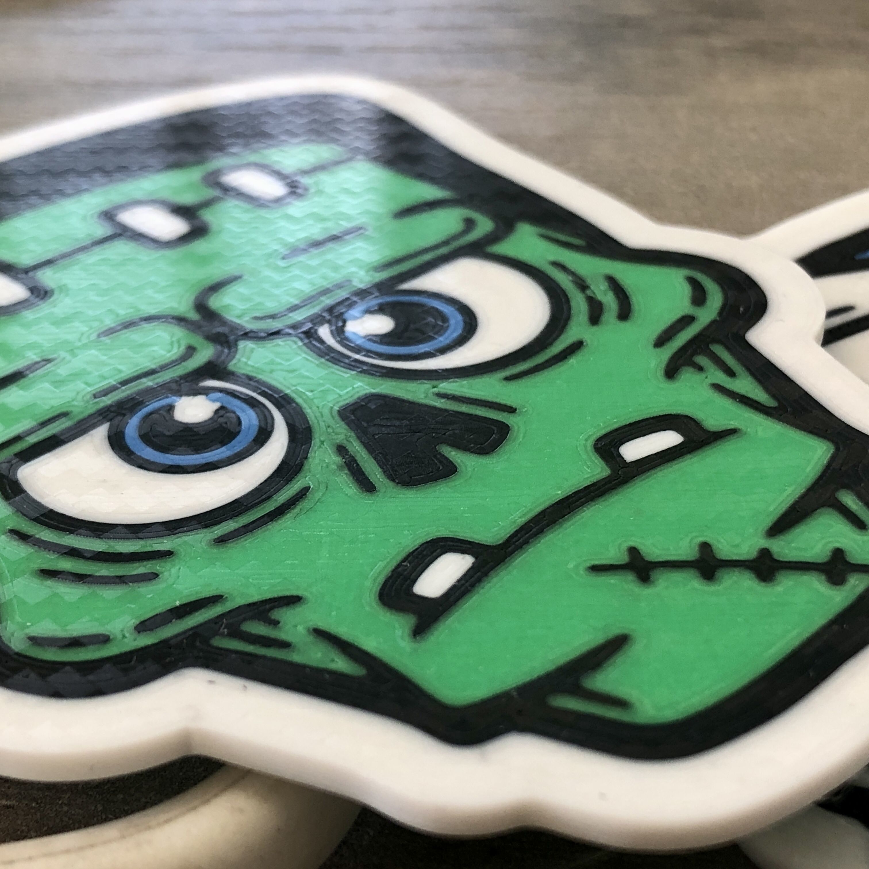 Multicolor HALLOWEEN keychain pack 3 different design 3D print model_2