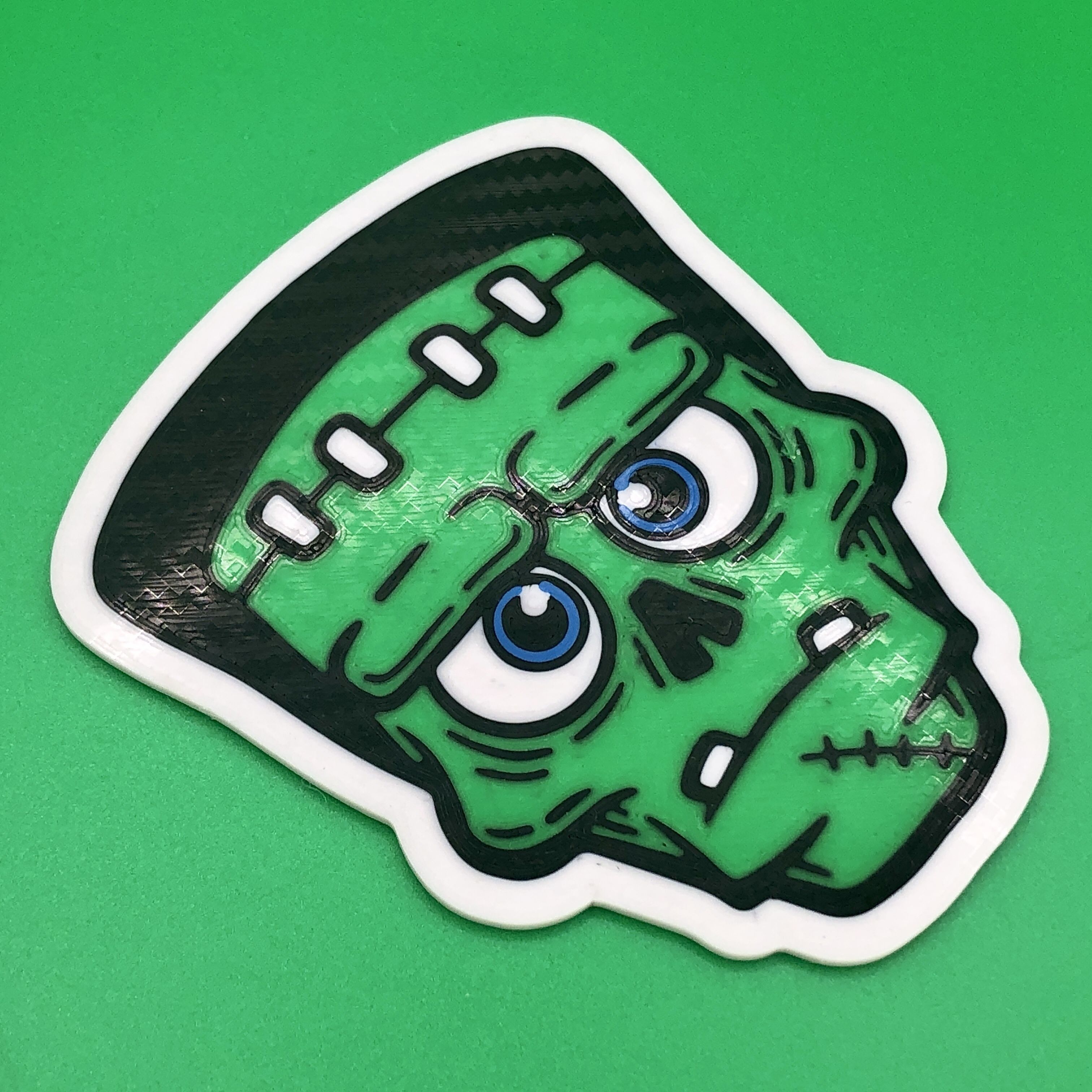 Multicolor HALLOWEEN keychain pack 3 different design 3D print model_8