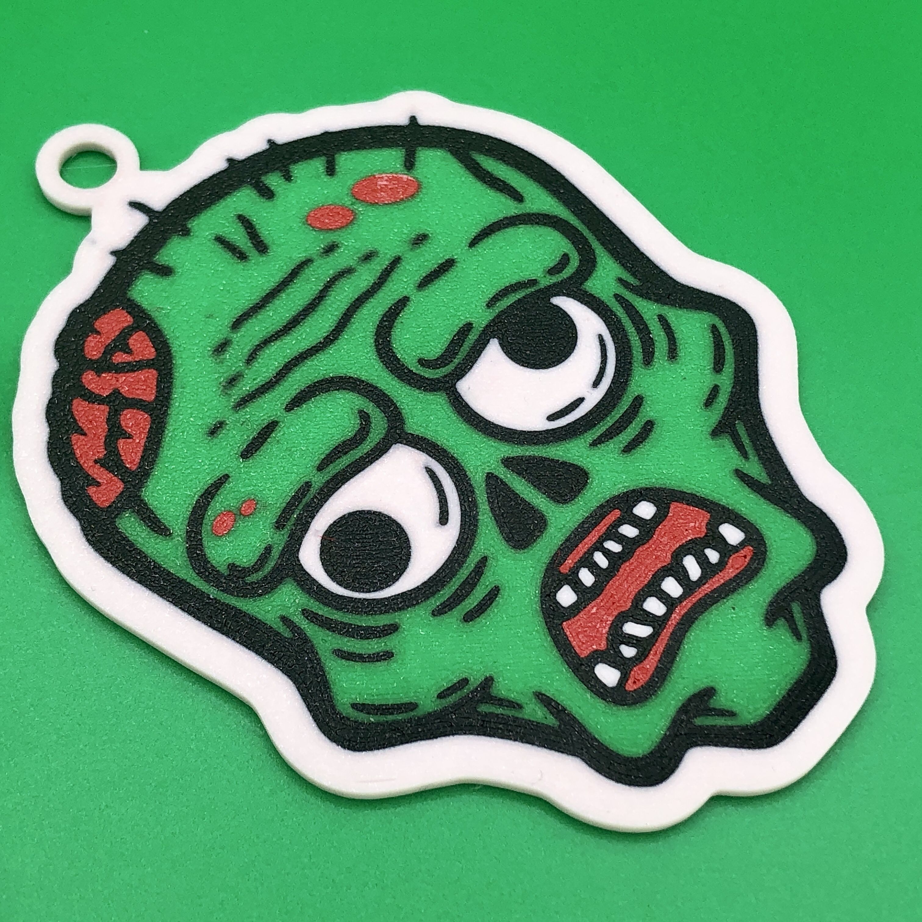 Multicolor HALLOWEEN keychain pack 3 different design 3D print model_9