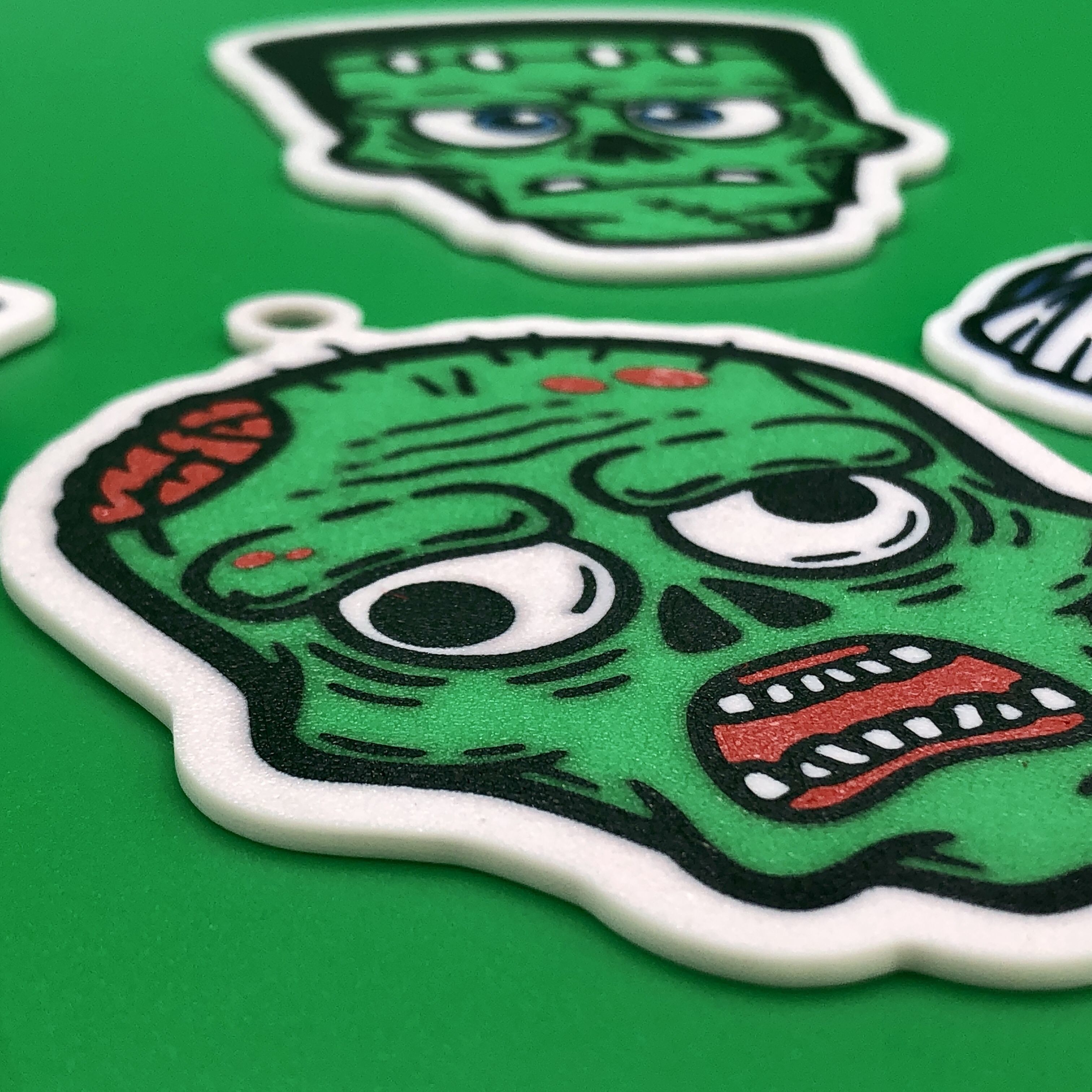 Multicolor HALLOWEEN keychain pack 3 different design 3D print model_7