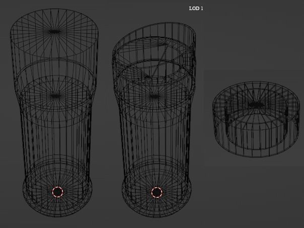 Spice jar Low-poly 3D model_3