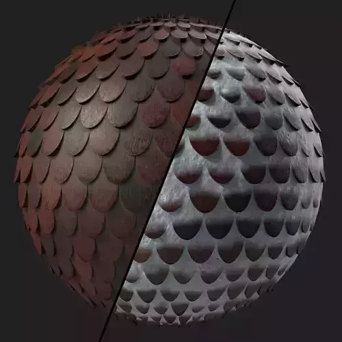 Roof Tile Materials 87- Wooden Roofing By Sbsar Seamless Pbr