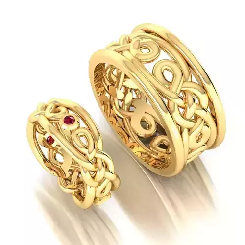 WEDDING RING - ANILLOS COMPROMISO 3D print model