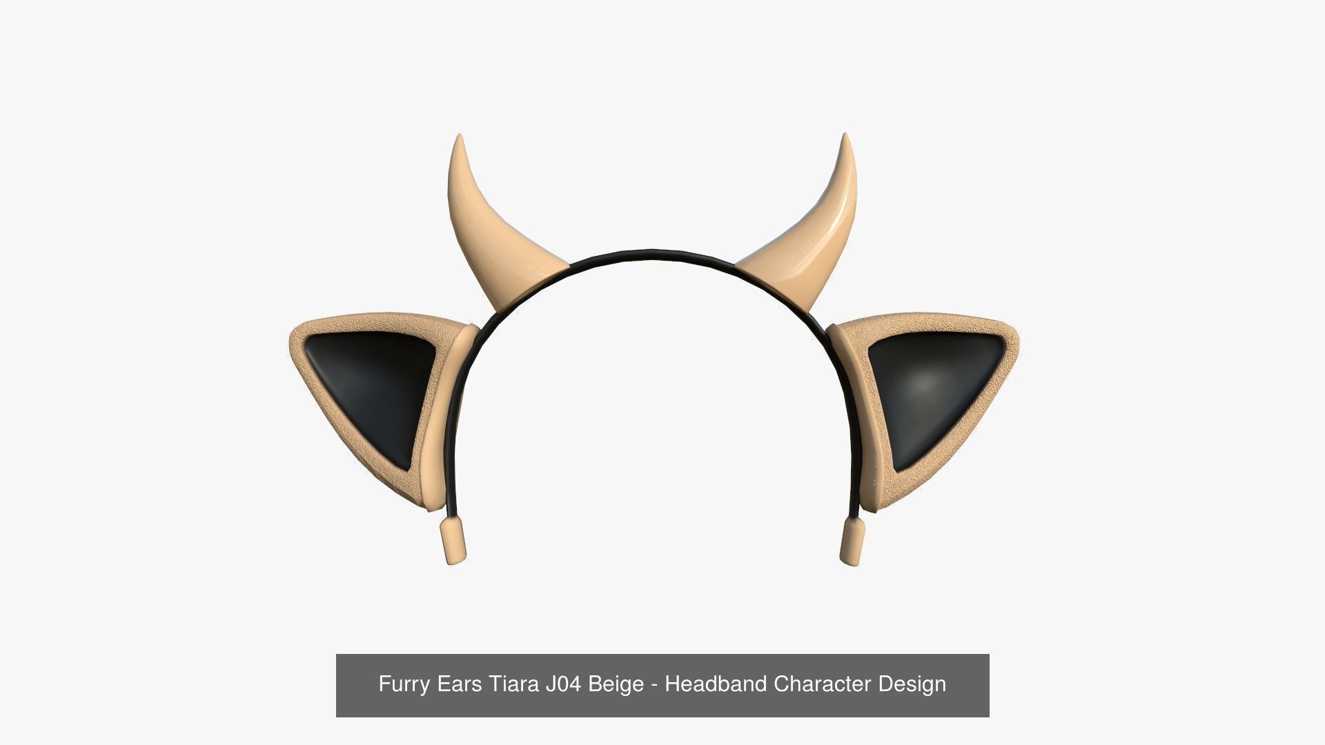 10 Furry Ears Tiara J Collection - Headband Character Design _4