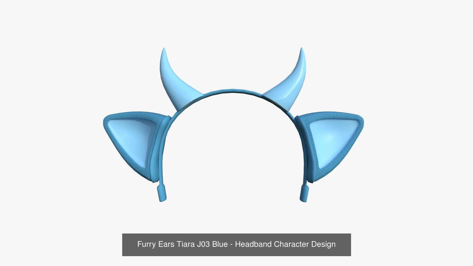 10 Furry Ears Tiara J Collection - Headband Character Design _3