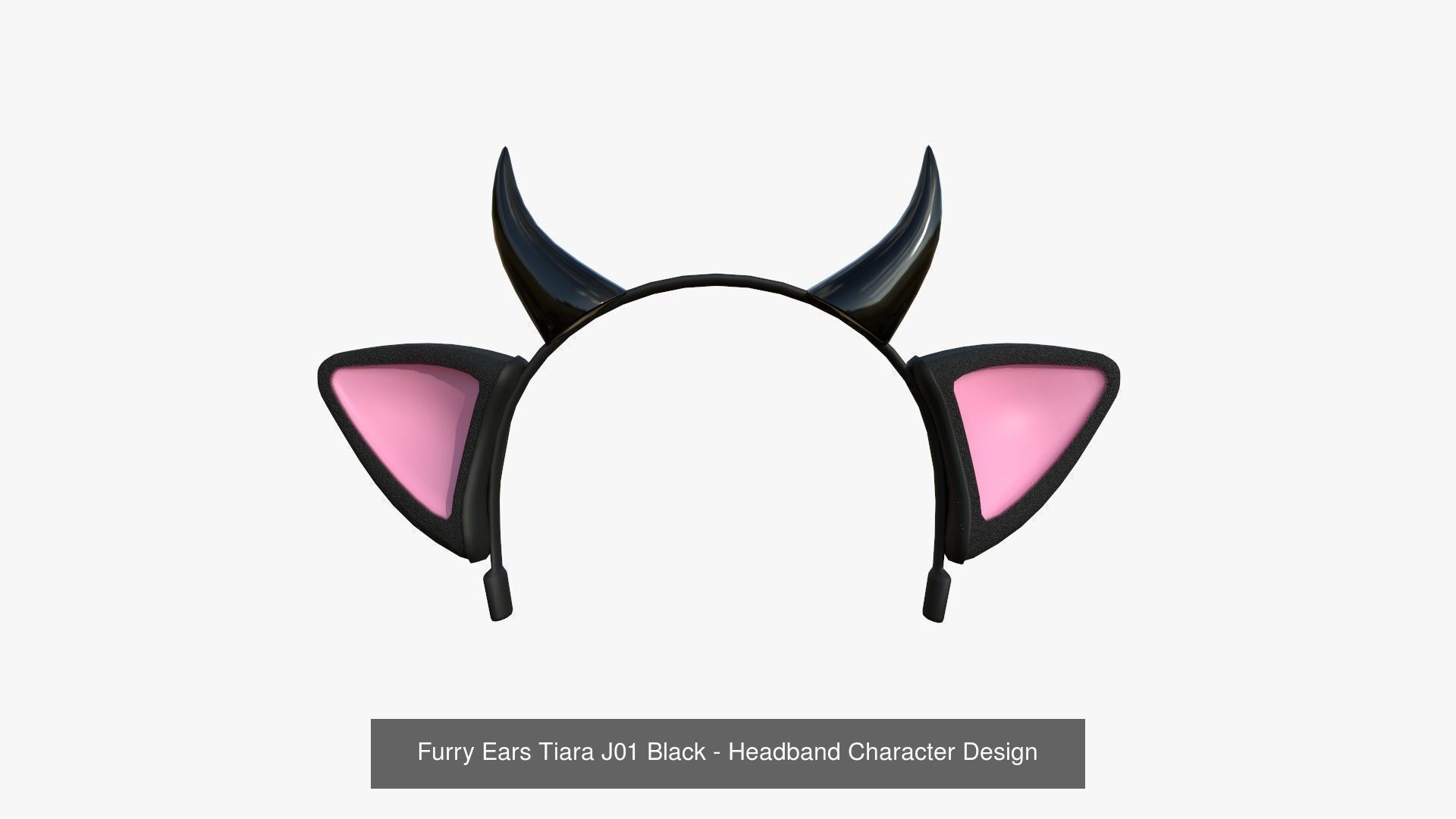 10 Furry Ears Tiara J Collection - Headband Character Design _1