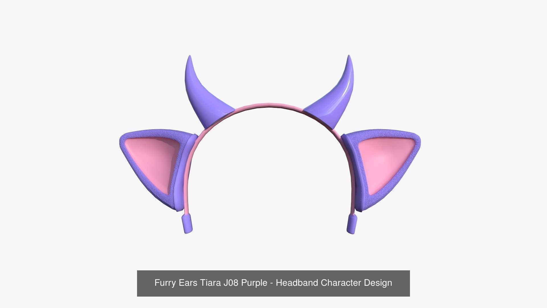 10 Furry Ears Tiara J Collection - Headband Character Design _8