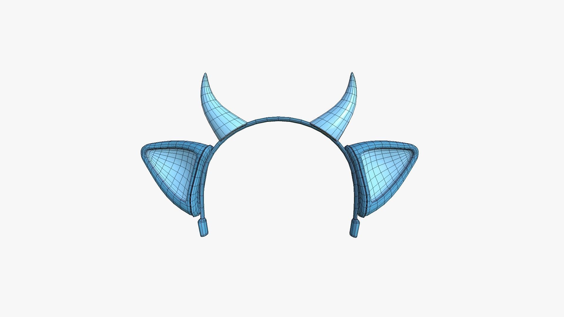 10 Furry Ears Tiara J Collection - Headband Character Design _37