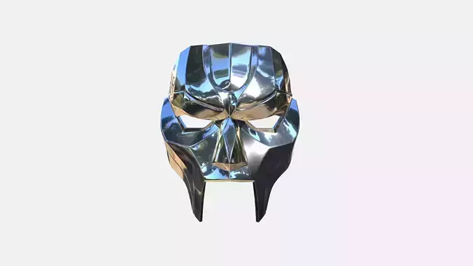 THE WEEKND MASK AFTERHOURS TIL DAWN CHROME MASK 3D MODEL 3D model