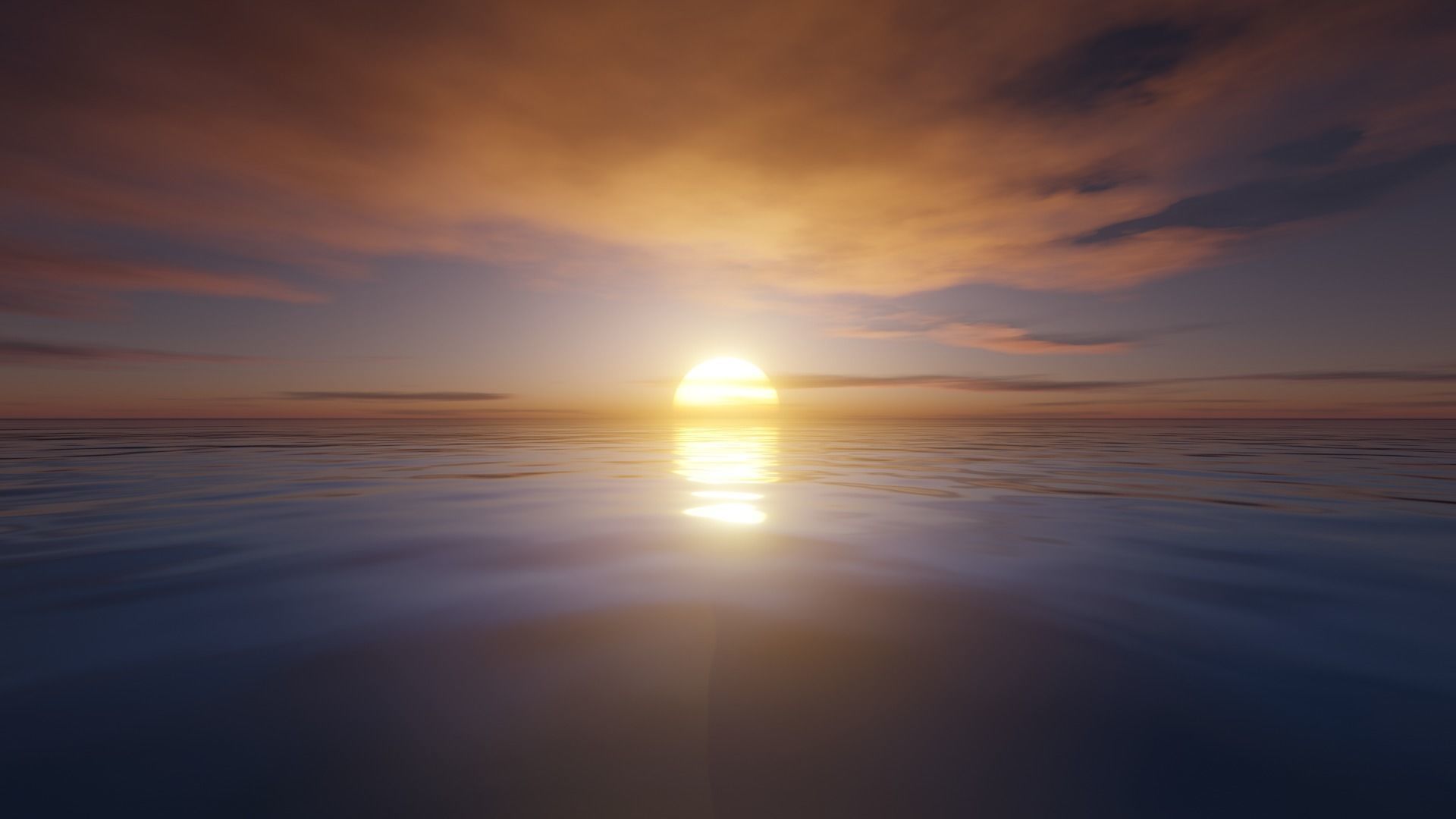 Large Scale Animated Sea Ocean for Blender 3D model_4