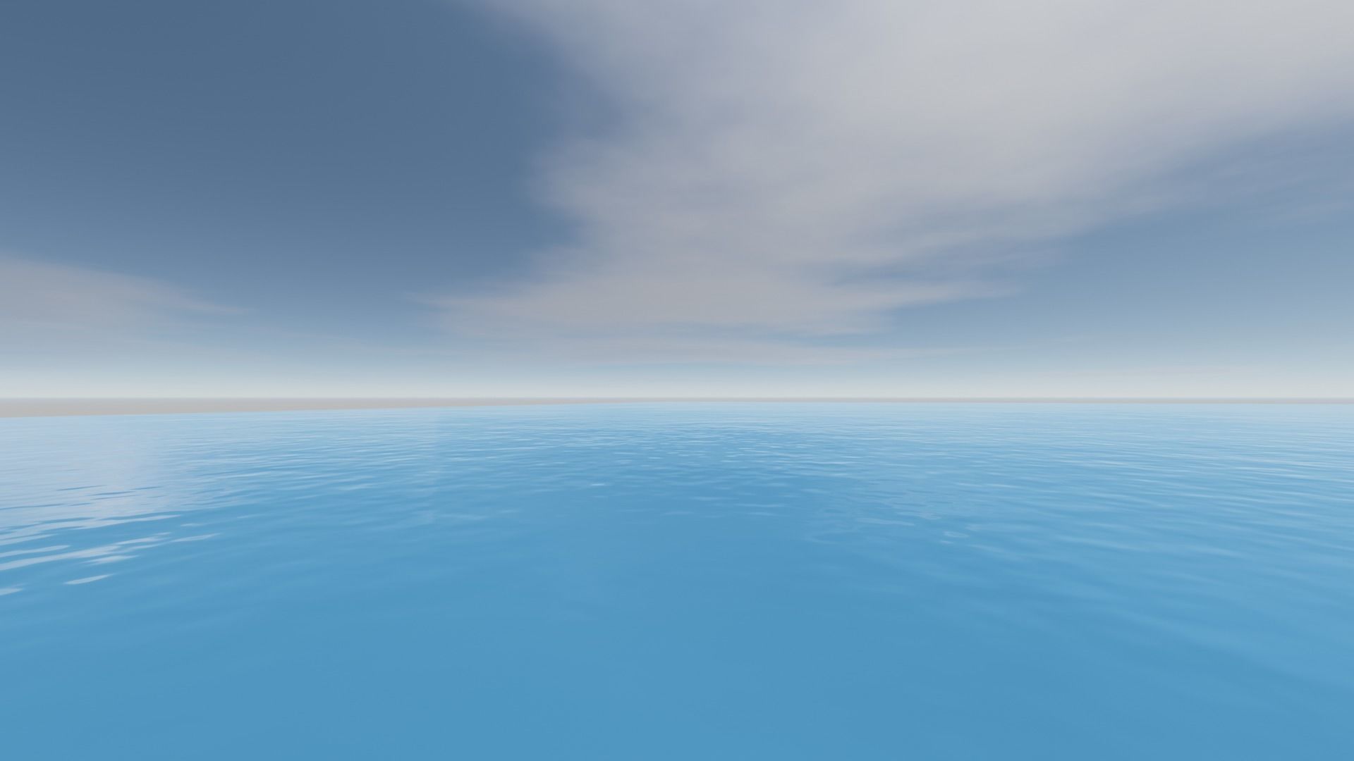 Large Scale Animated Sea Ocean for Blender 3D model_10
