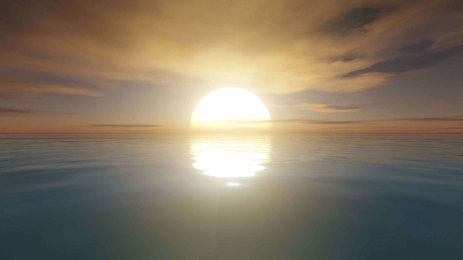 Large Scale Animated Sea Ocean for Blender 3D model_6