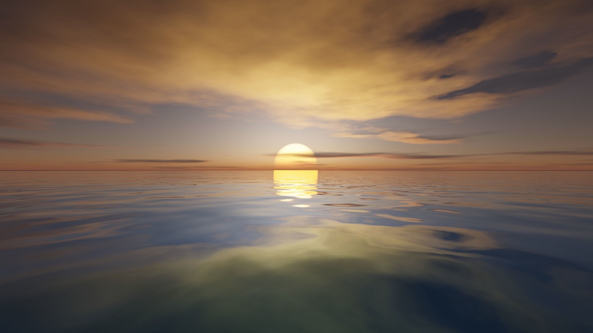 Large Scale Animated Sea Ocean for Blender 3D model_11