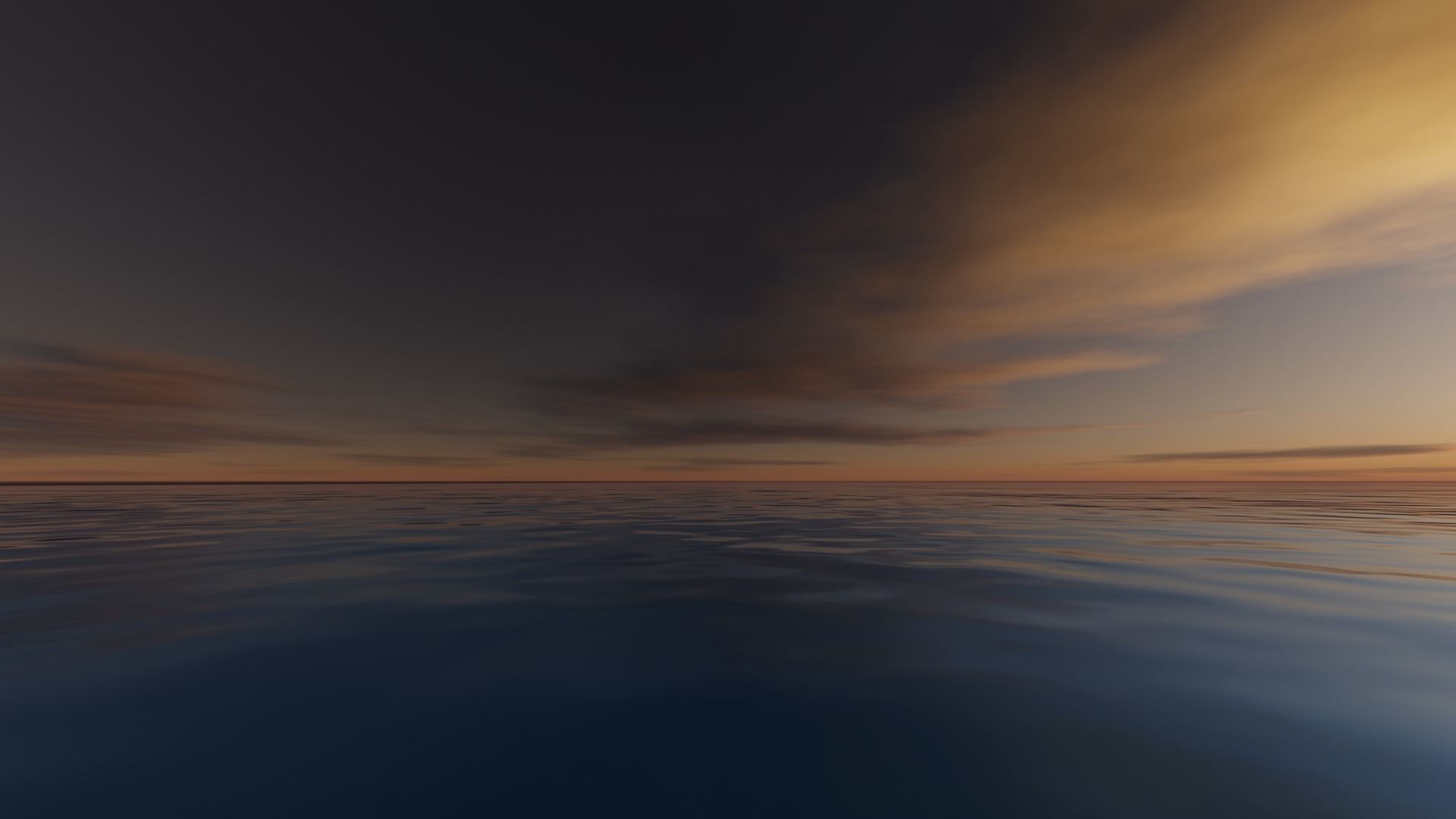 Large Scale Animated Sea Ocean for Blender 3D model_8