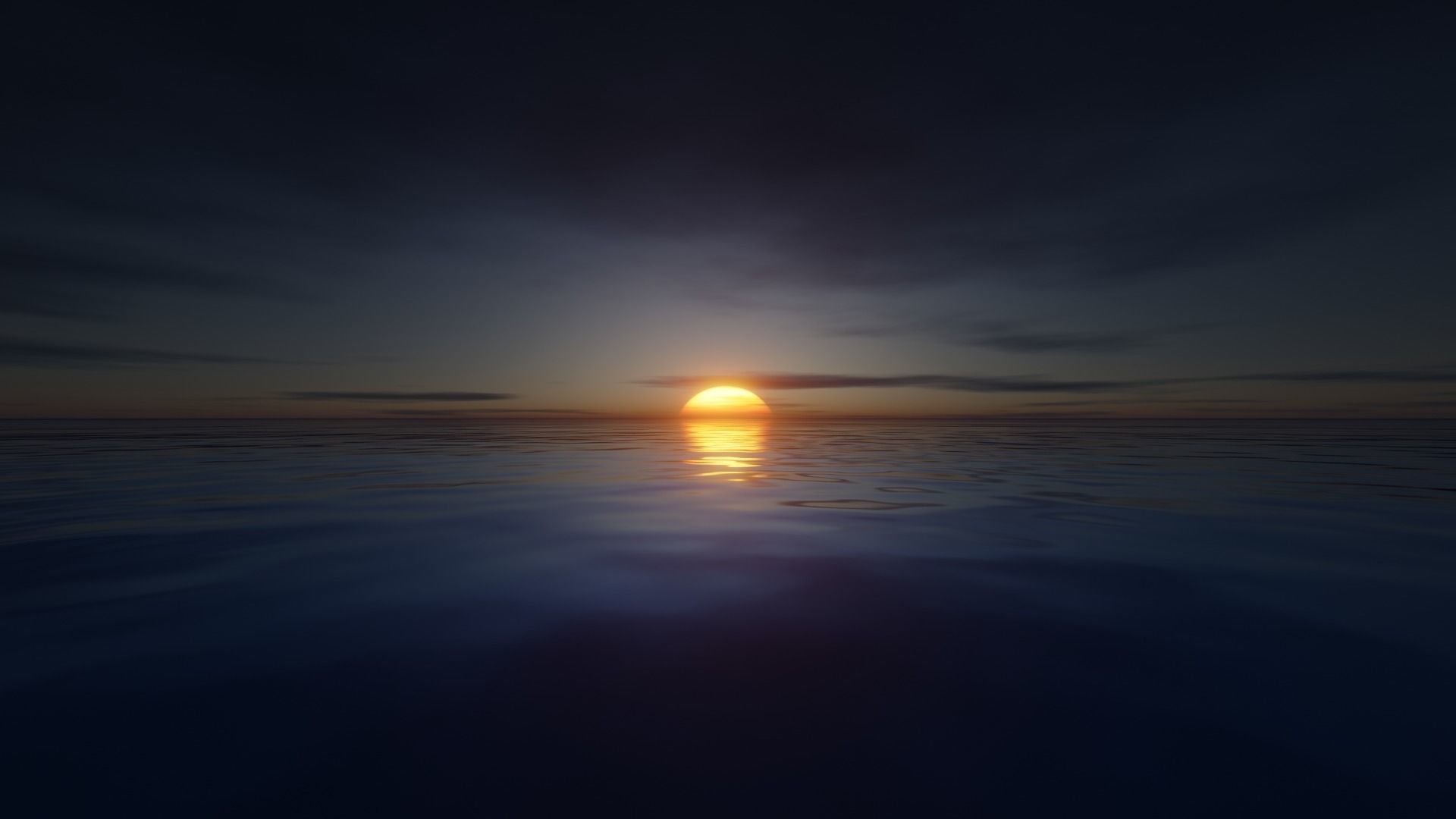 Large Scale Animated Sea Ocean for Blender 3D model_5