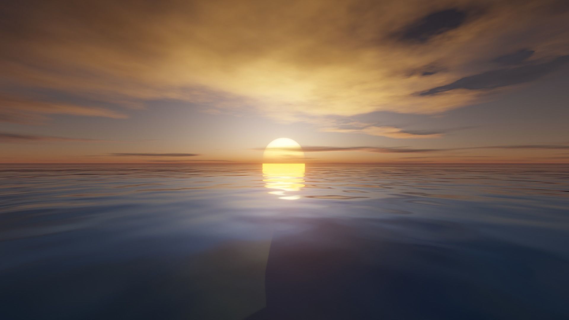 Large Scale Animated Sea Ocean for Blender 3D model_3