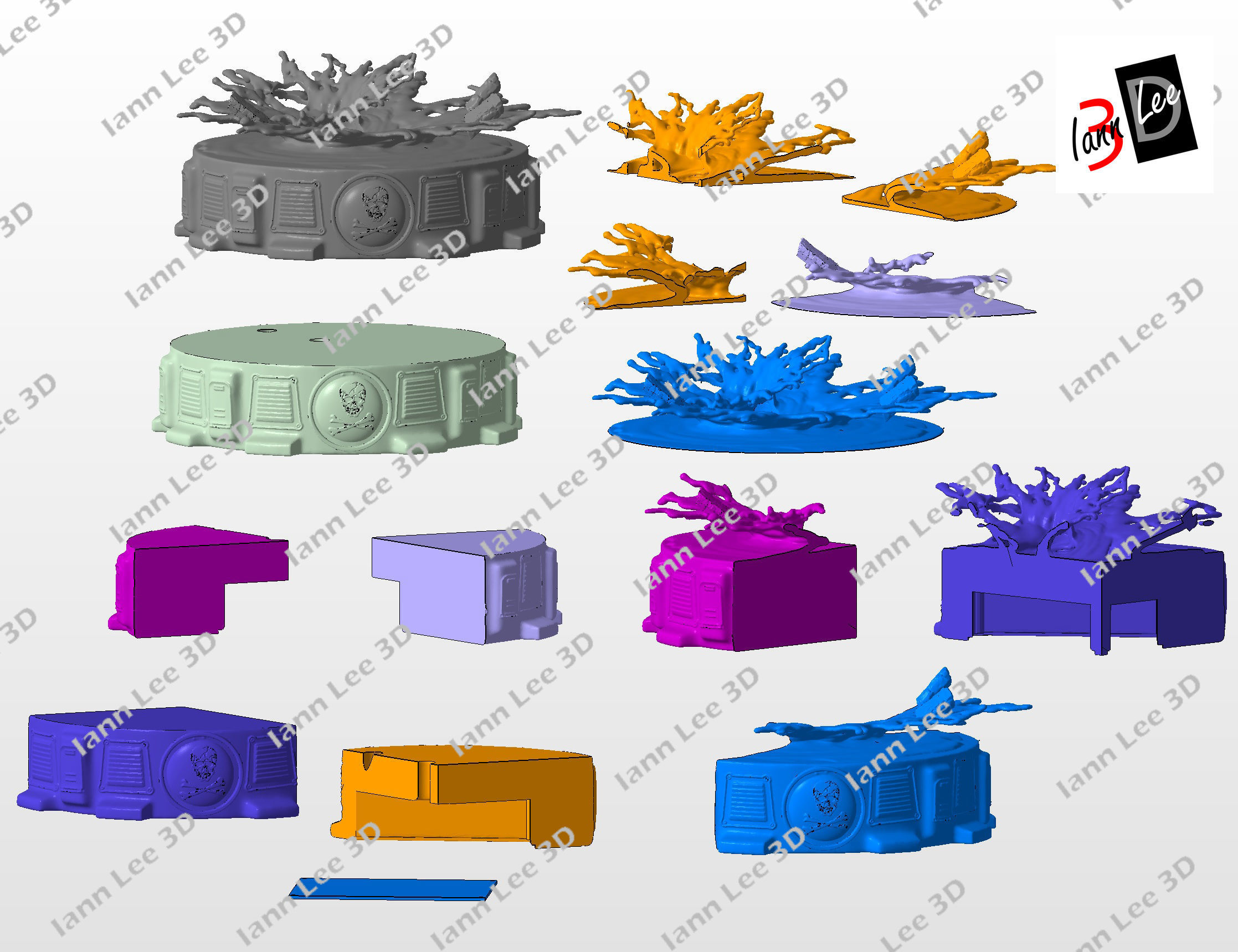 Robotech VF-1S Skull Leader serie anime 3D print model_6