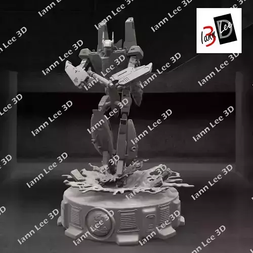 Robotech VF-1S Skull Leader serie anime 3D print model