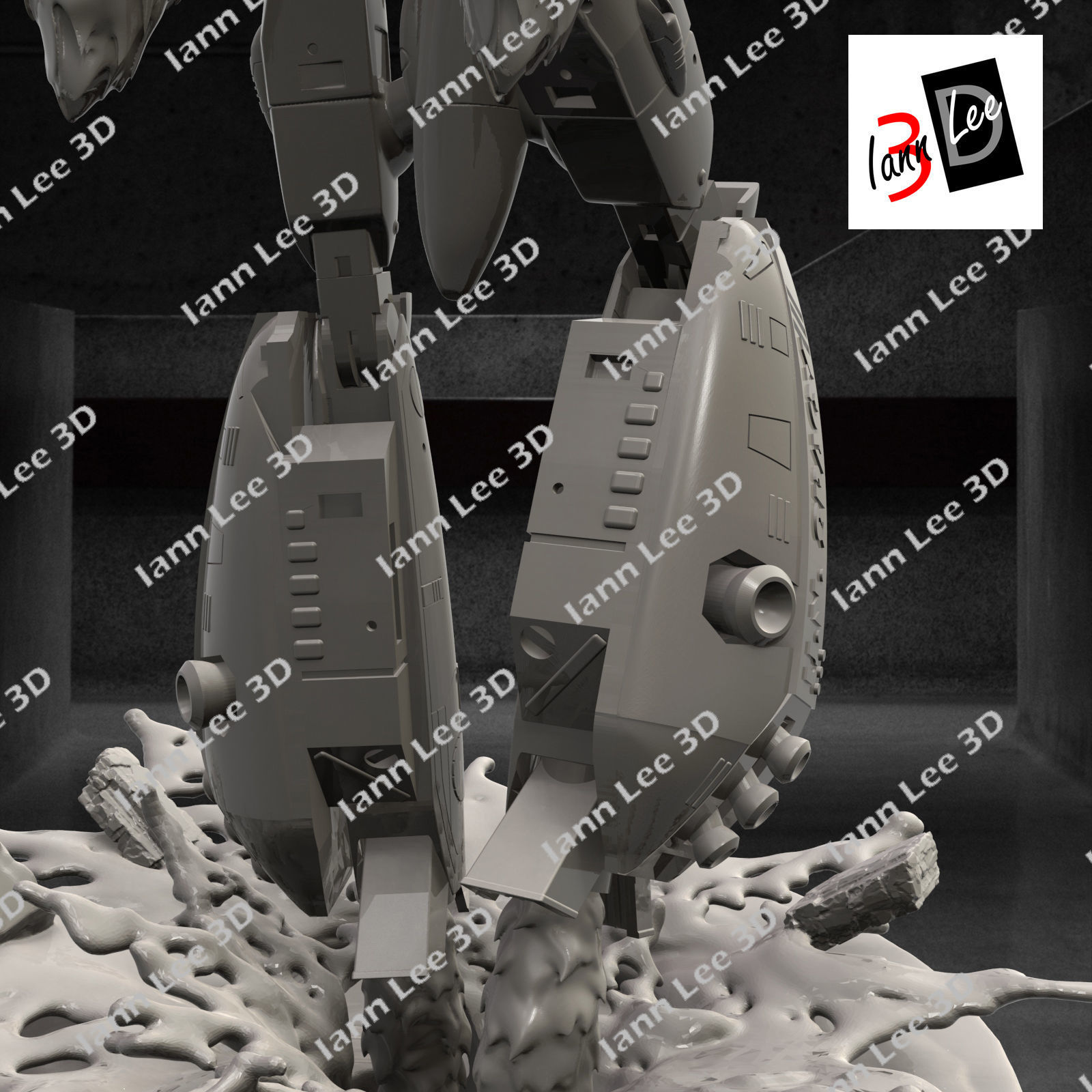 Robotech VF-1S Skull Leader serie anime 3D print model_12