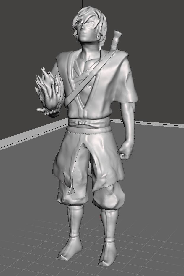 ZUKO AVATAR THE LEGEND OF AANG THE LAST AIRBENDER 3D model animated ...
