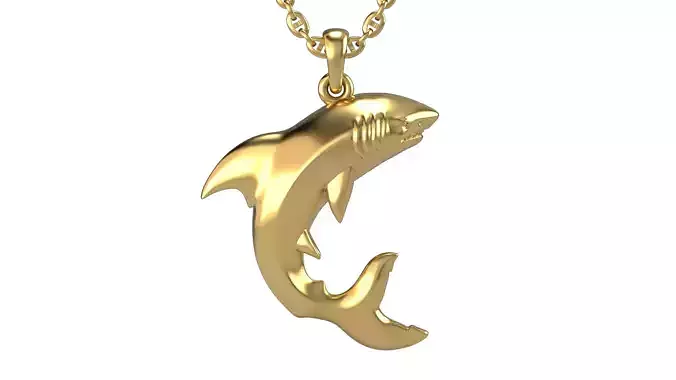 Shark pendant
